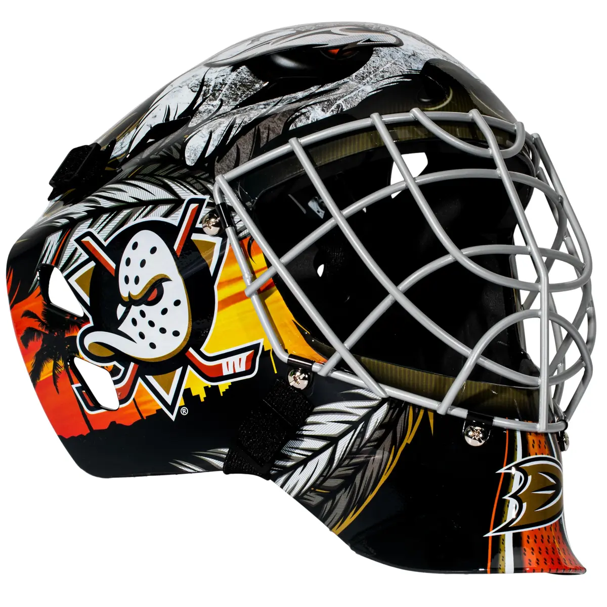 Franklin Sports NHL Street Hockey Goalie Face Mask - St Louis Blues | Youth Adjustable Steel Cage - view 9