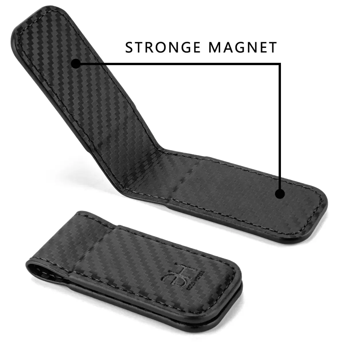 GH GOLD HORSE Slim Magnetic Money Clip Genuine Leather Card Holder for Men | Holds 10-15 Bills - view 5