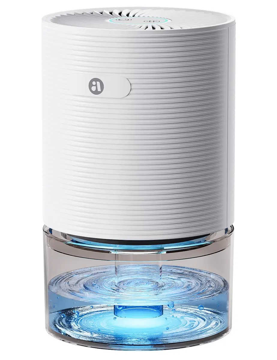 avylo 25oz Dehumidifier for Bedroom with Auto Shut Off, Ultra Quiet, White | Energy Saving, Compact & Safe - main product image