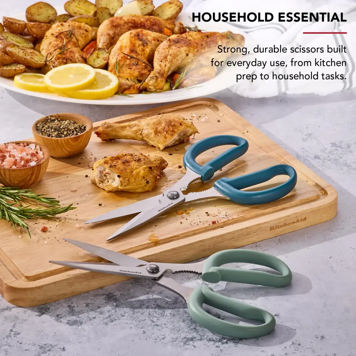 KitchenAid 2-Piece Multipurpose Shear Set with Nutcracker & Bottle Opener | Stainless Steel Blades - view 2