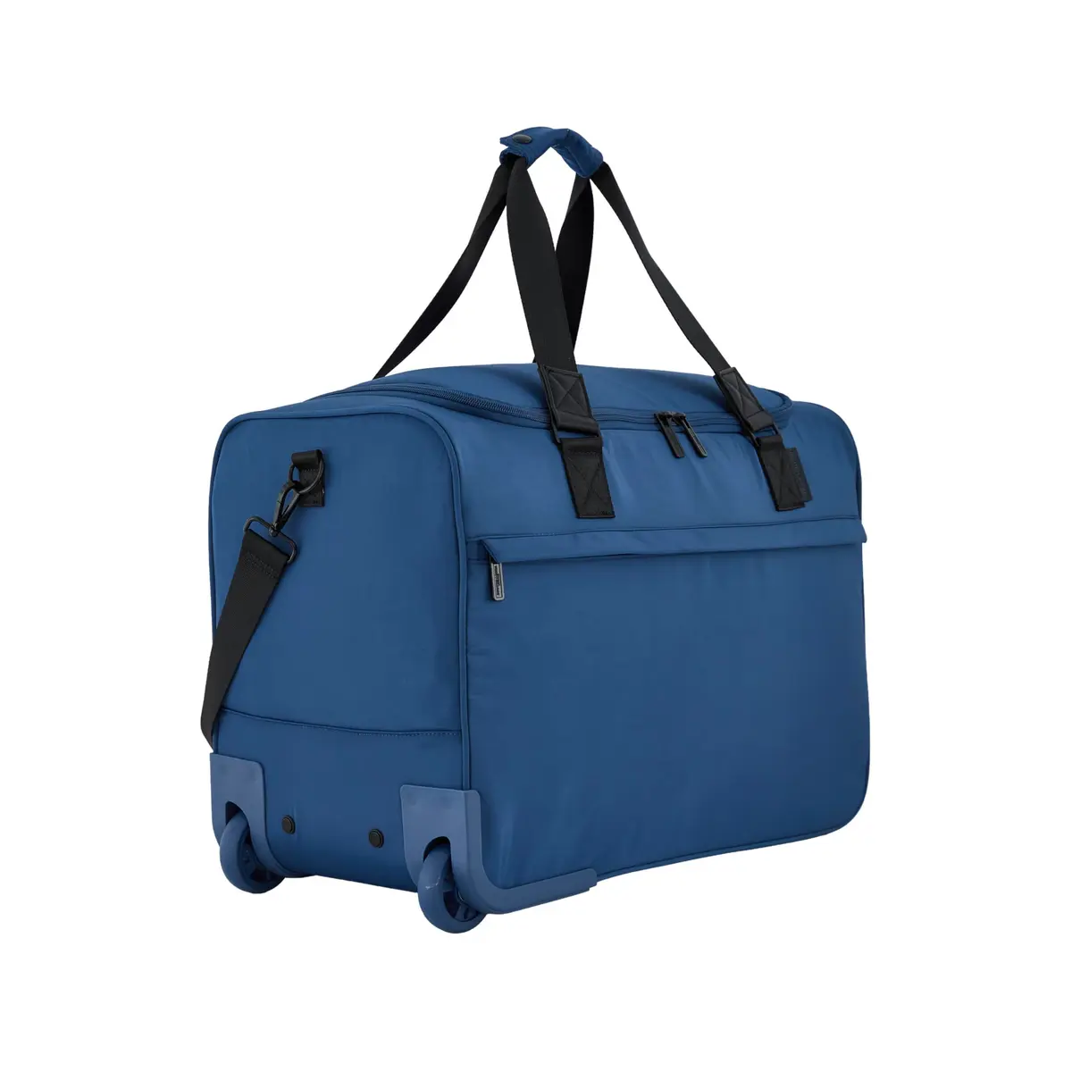 Scotch & Soda Amsterdam Travel Duffel Bag, Ocean Blue, 21-Inch Rolling | European Style & Organized Packing - view 4
