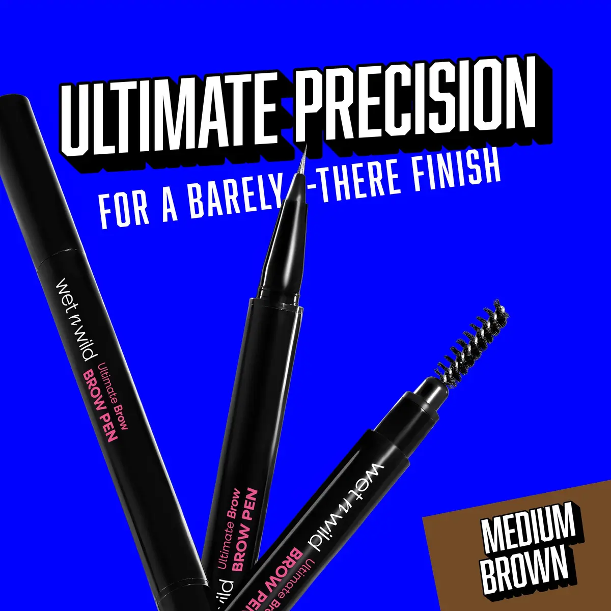 wet n wild Ultimate Brow Pen - Medium Brown | Precise, Waterproof, 16-Hour Wear - view 4