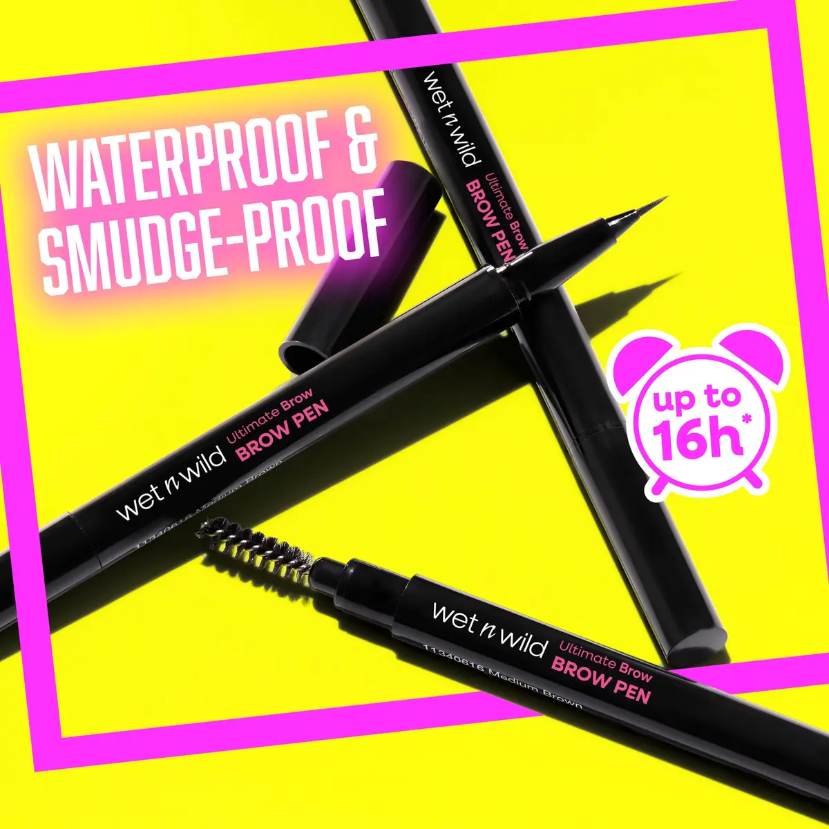 wet n wild Ultimate Brow Pen - Medium Brown | Precise, Waterproof, 16-Hour Wear - view 5