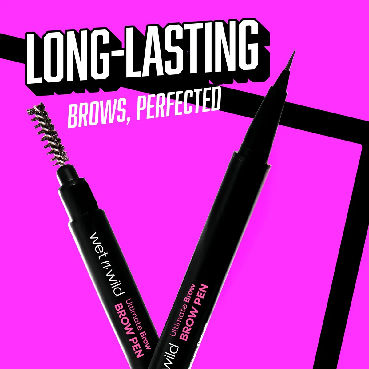 wet n wild Ultimate Brow Pen - Medium Brown | Precise, Waterproof, 16-Hour Wear - view 2