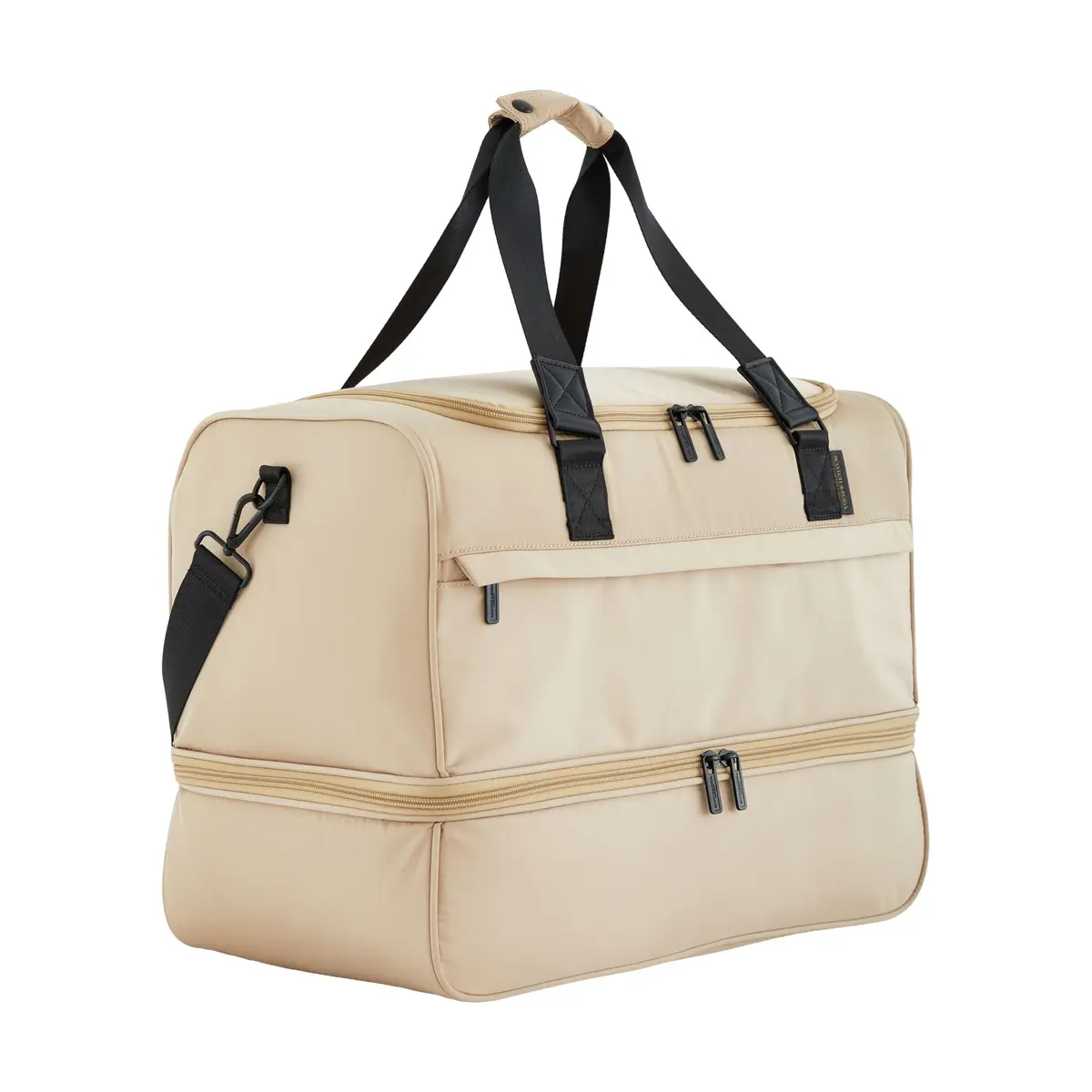 Scotch & Soda Amsterdam Travel Duffel Bag, Travertine, 20-Inch | Softside, 290D Nylon, 20" Carry-Ready - main product image