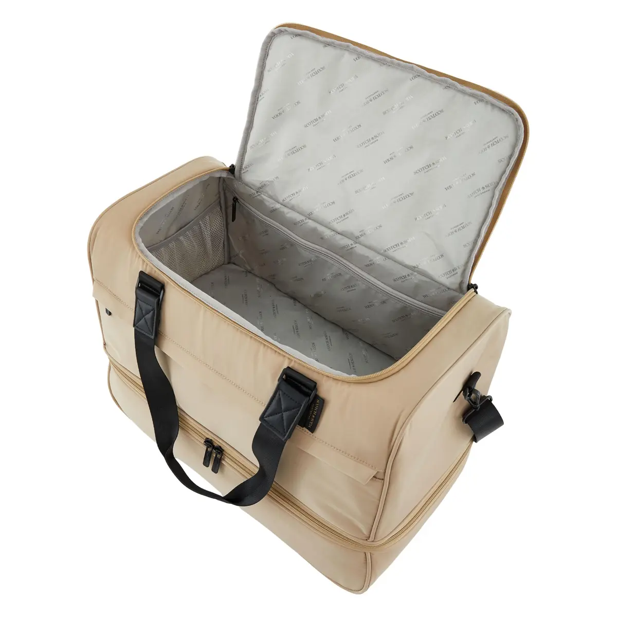 Scotch & Soda Amsterdam Travel Duffel Bag, Travertine, 20-Inch | Softside, 290D Nylon, 20" Carry-Ready - view 2