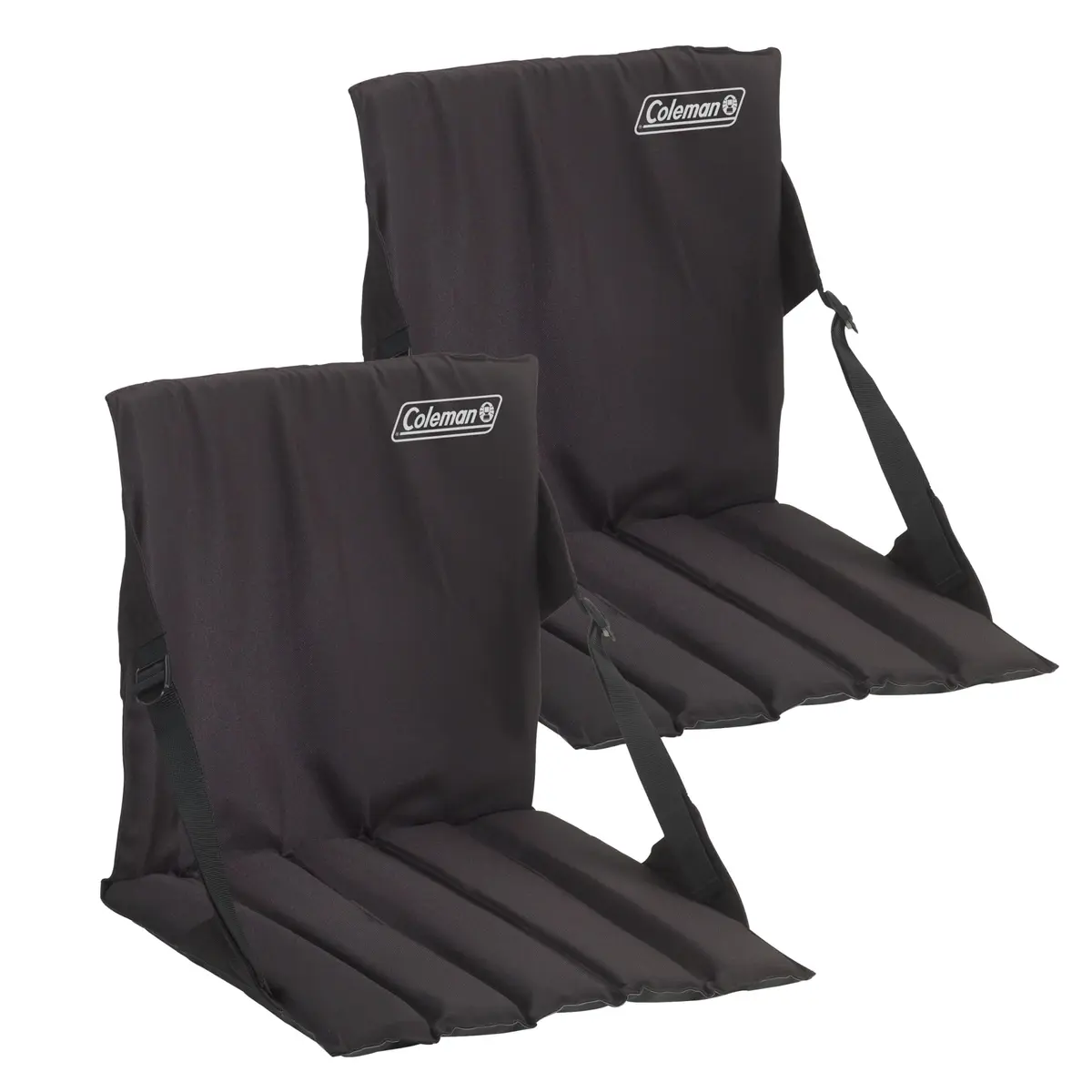 Coleman Stadium Seat 2-Pack with Built-in Storage and Padded Seat, Easy to Carry | 15.5-inch Seat Width - main product image