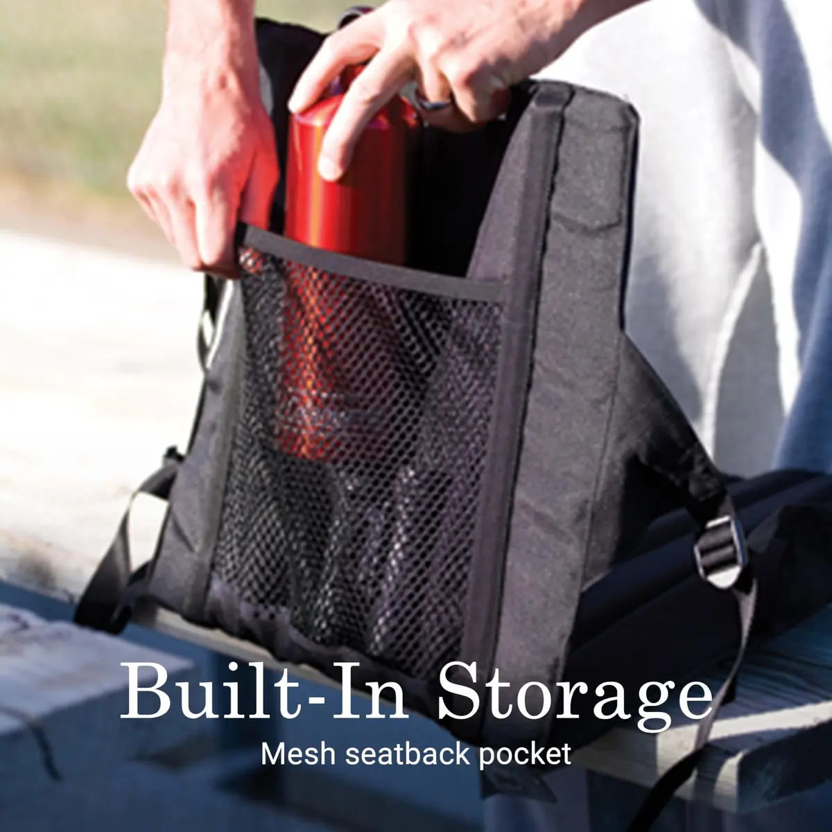 Coleman Stadium Seat 2-Pack with Built-in Storage and Padded Seat, Easy to Carry | 15.5-inch Seat Width - view 3