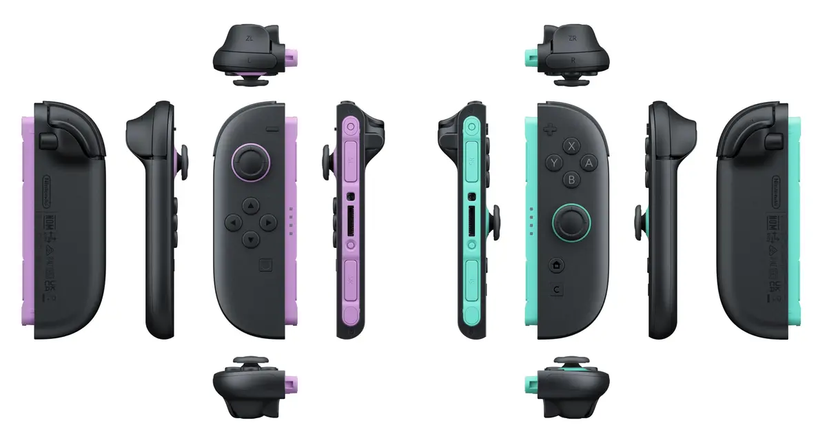 Nintendo Joy-Con™ 2 (L)/(R) Light Purple/Light Green Controllers | For Nintendo Switch 2 System - view 3