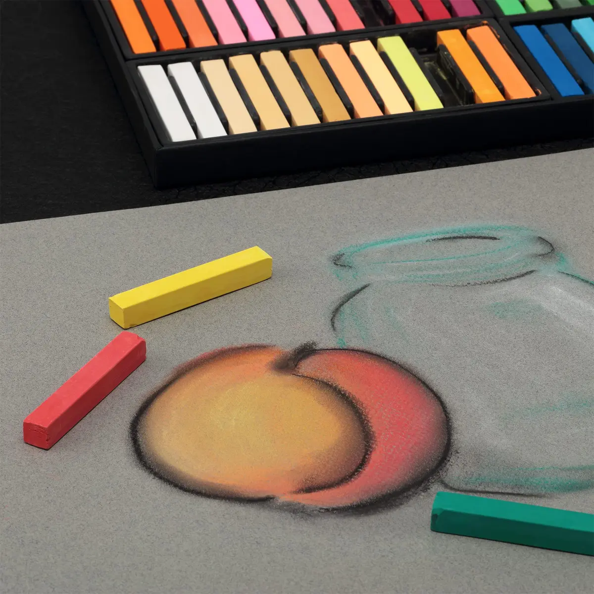 Soho Urban Artist Soft Pastel Sketch Squares - 72 Assorted Colors | Vibrant, Comfortable & Versatile for Artists - view 5