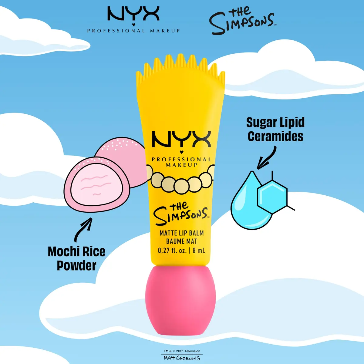 NYX PROFESSIONAL MAKEUP Simpson Smushy Matte Lip Balm 0.27 Fl Oz | Buildable, Hydrating, Blurring Lip Makeup - view 4
