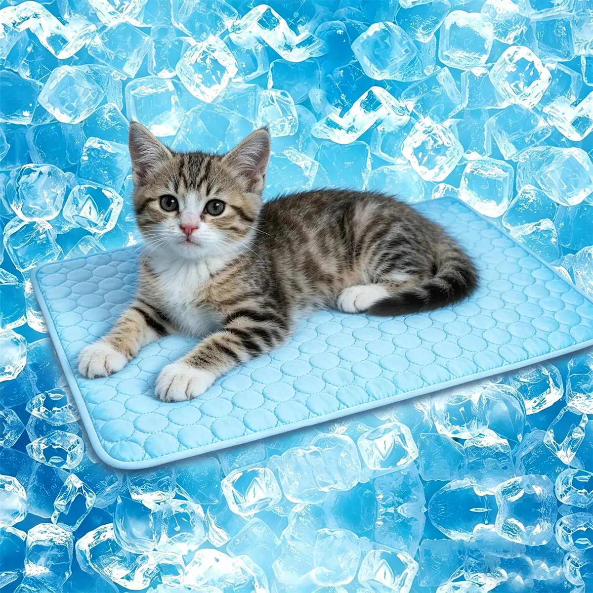 dgdgbaby Portable Dog Cooling Mat 22x28in | Self-Cooling Summer Pet Bed Pad - main product image