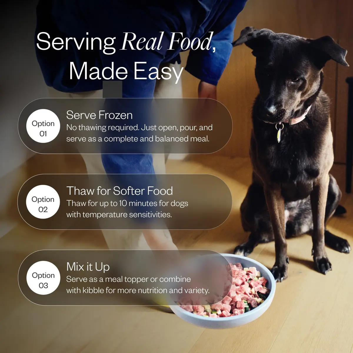 Maev Human-Grade Frozen Beef Dog Food, Hip & Joint Support, 5 lb | Supports Mobility & Inflammation - view 5
