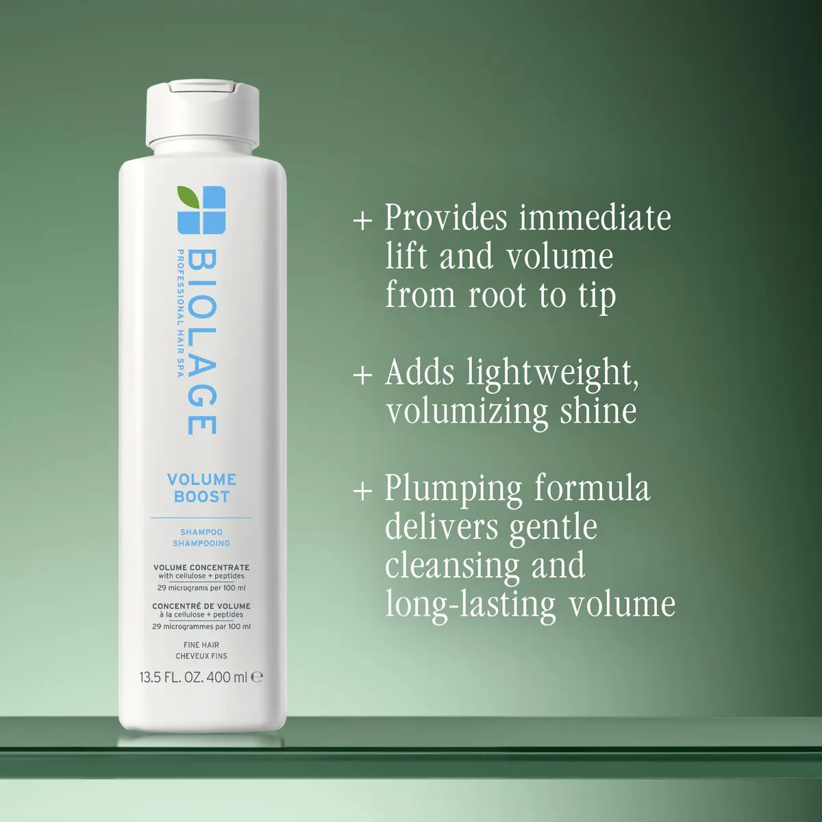 Biolage Volume Boost Shampoo – For Fine Hair, 13.5 oz | Gentle cleansing & long-lasting volume - view 5