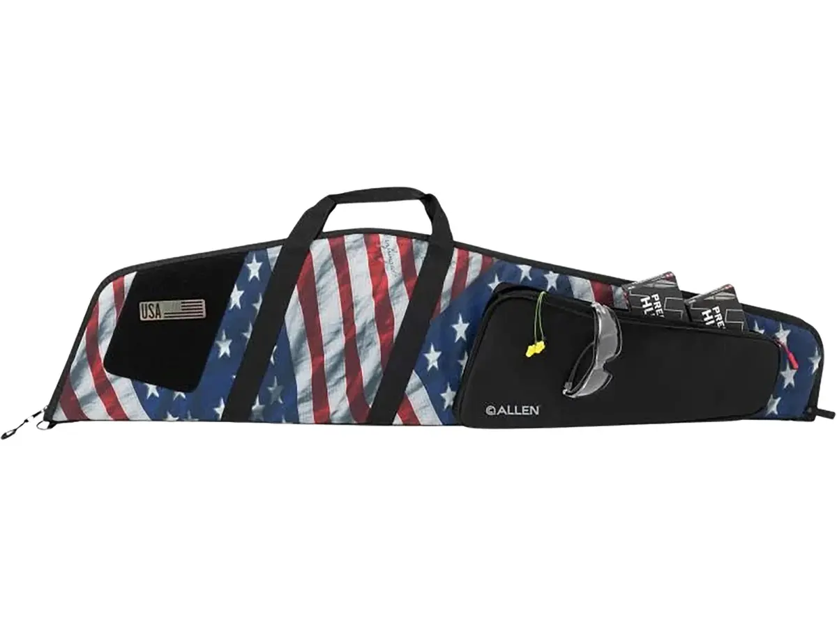 AC Allen Victory Series 46-Inch Tactical Rifle Case | Made in USA, Padded Soft Rifle Case with Accessory Storage, Patch Panel & Lockable Zippers - main product image