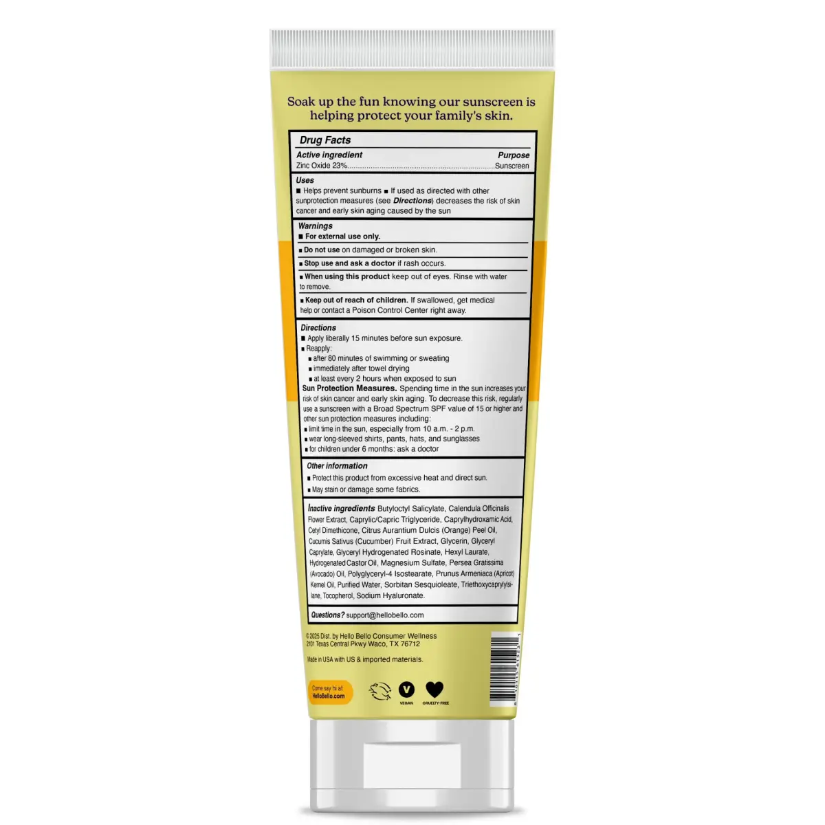 Hello Bello Kids Mineral Sunscreen Wipes SPF 50 (10 Packets, 0.13 fl oz Each) | Broad Spectrum UVA/UVB Protection - view 8