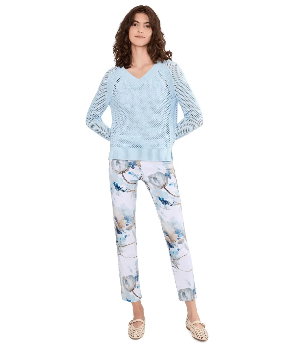 Elliott Lauren Womens Open Mind Ice Sweater | Regular Fit Cotton Pullover (LG) - view 2