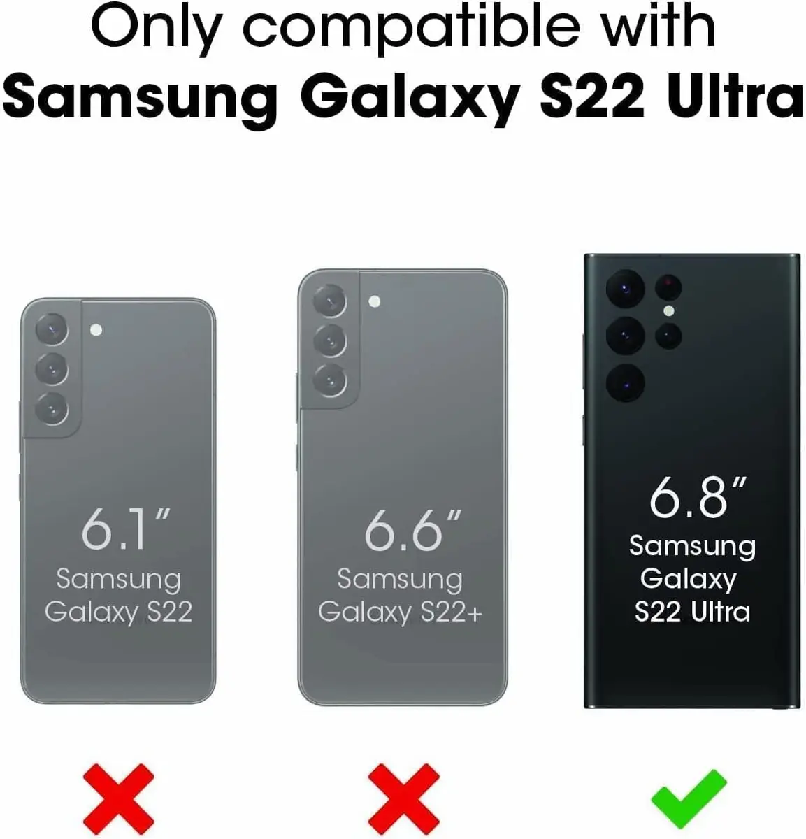 OtterBox Defender Series Case for Samsung Galaxy S22 Ultra (Dark Tide) | Rugged Protection with Port Covers - view 2