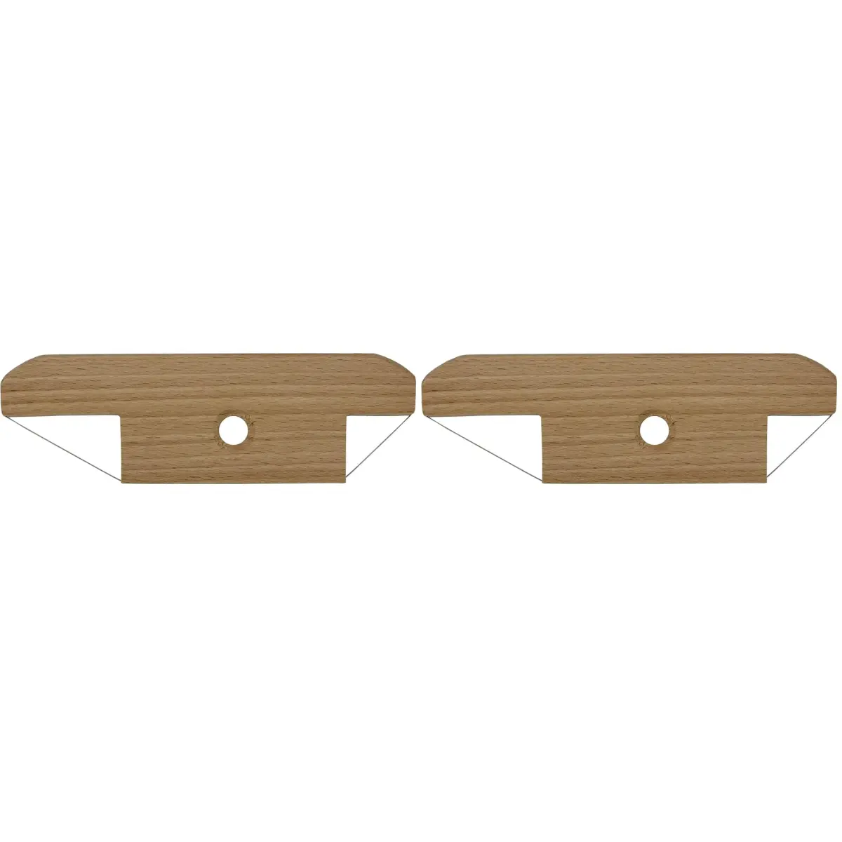 Creative Hobbies Wood and Wire Bevel Cutter Clay Trimming Tool 15cm (5.75 Inch) Pack of 2 | Professional Pottery & Ceramics Sculpting Tool - main product image