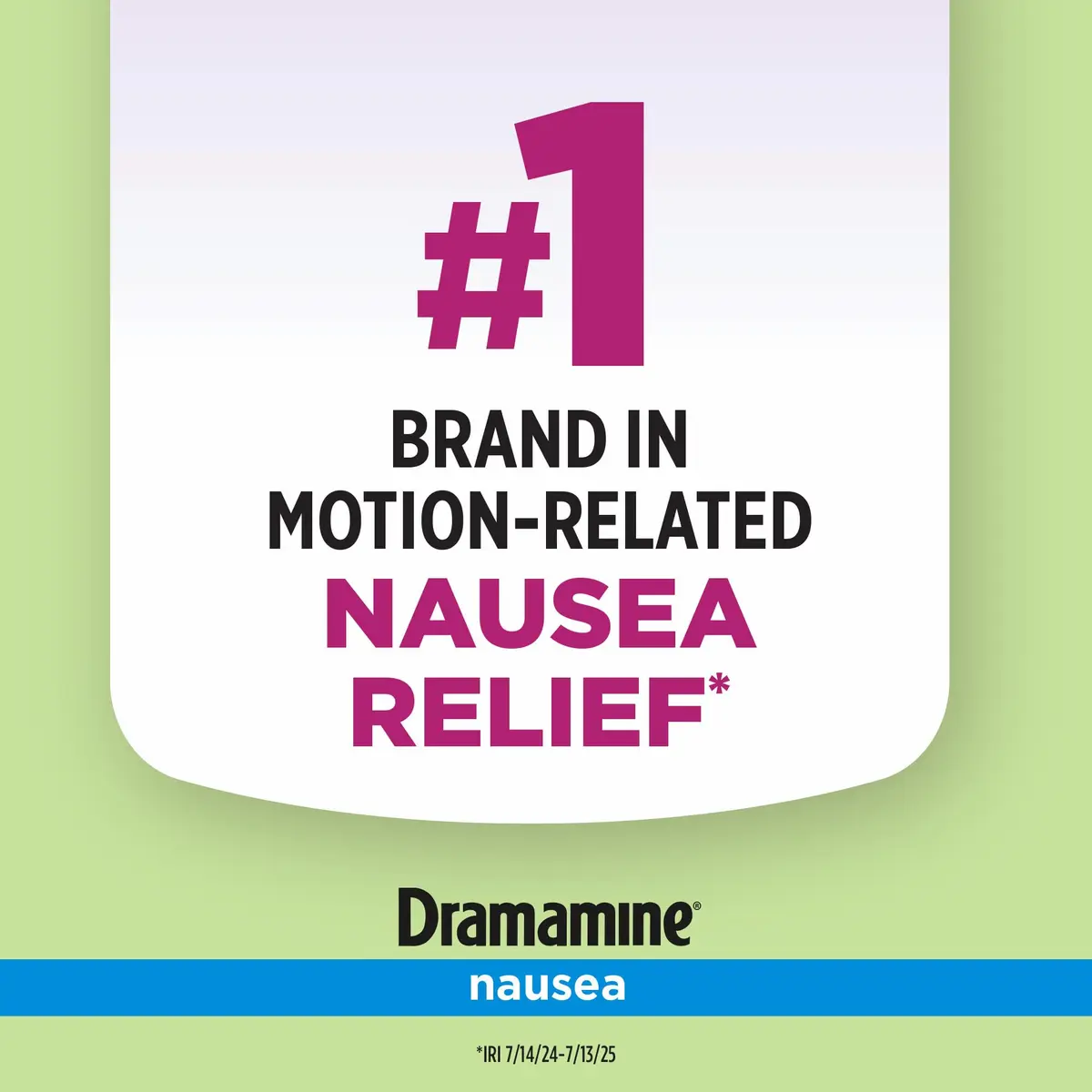 Dramamine Nausea Relief Chewable Raspberry Cream 12 Count | Fast 24-Hour Motion Sickness Support - view 4