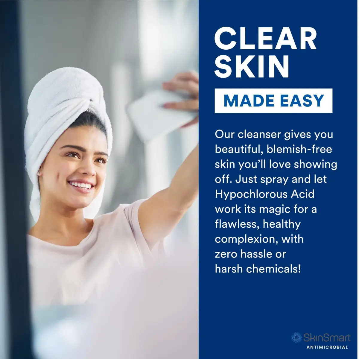 SkinSmart Antimicrobial Facial Cleanser Spray 200ml (2 Pack) | Targets Breakout Bacteria Without Drying - view 4