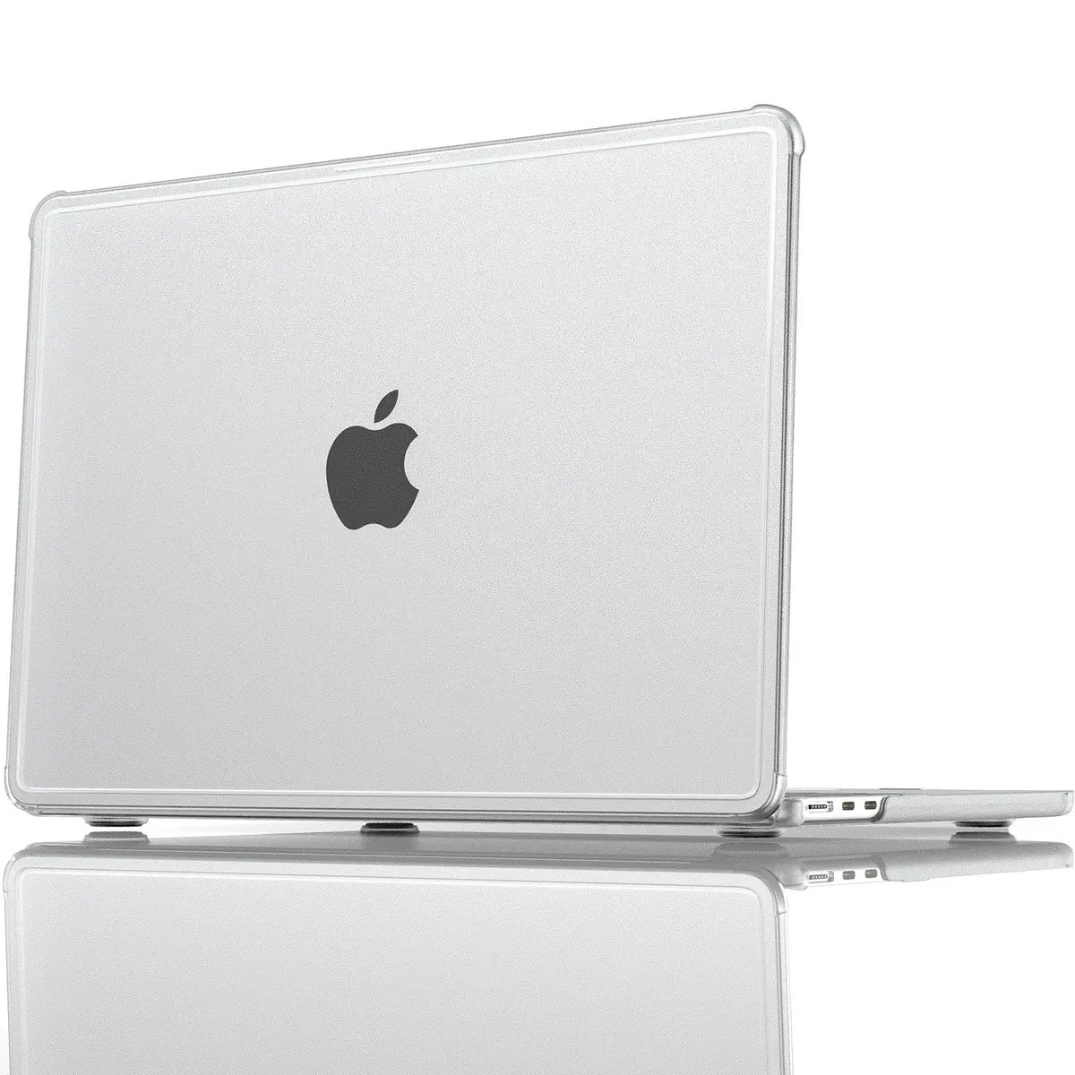 EooCoo Reinforced Anti-Crack Case for MacBook Air 13.6 inch M5-M2 Chip (2022-2026) | Shockproof Matte Clear Hard Shell - main product image