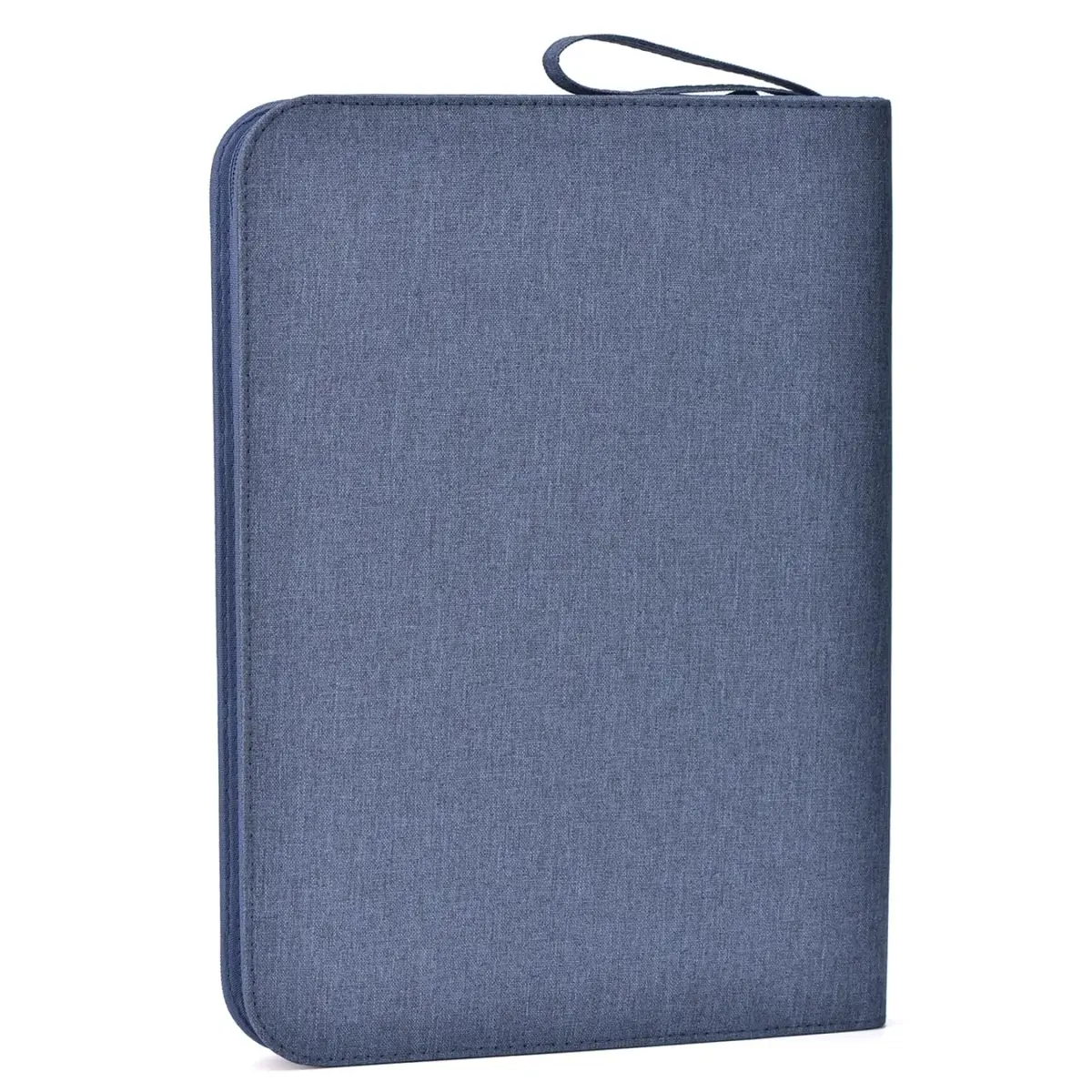 erofa 48 Slots Fountain Pen Case, Blue Canvas Holder | Large Capacity Organizer for Students & Professionals - view 4