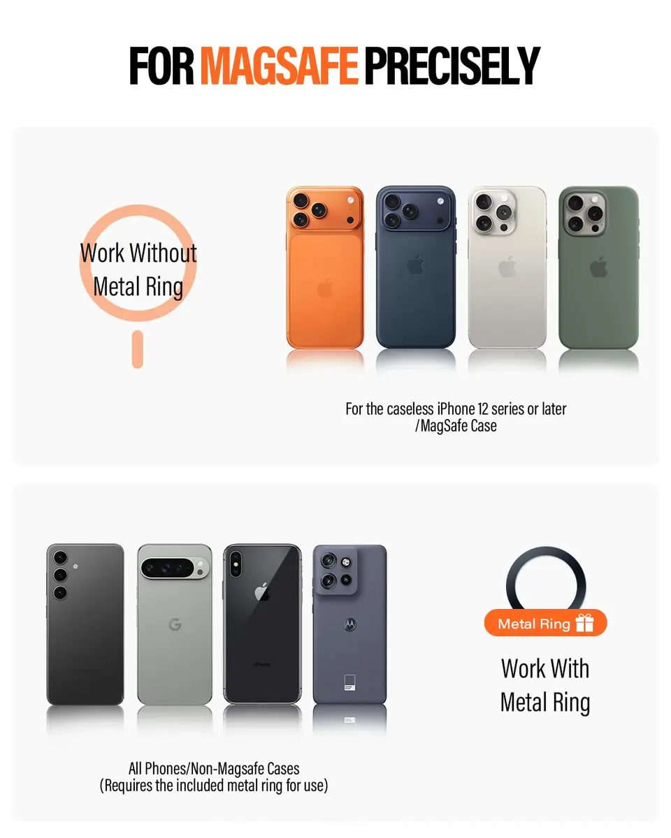 APPS2Car MagSafe Car Phone Mount with Flexible Gooseneck Arm | Secure Magnetic Hold & 360° Rotation - view 6