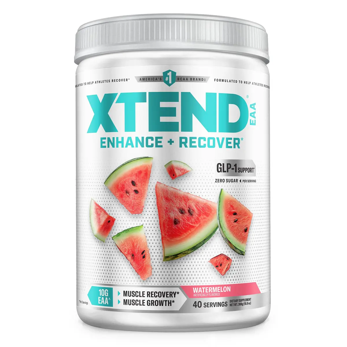 Xtend EAA + BCAA Powder with 10g EAAs Watermelon 40 Servings | Supports Muscle Growth & Recovery - main product image