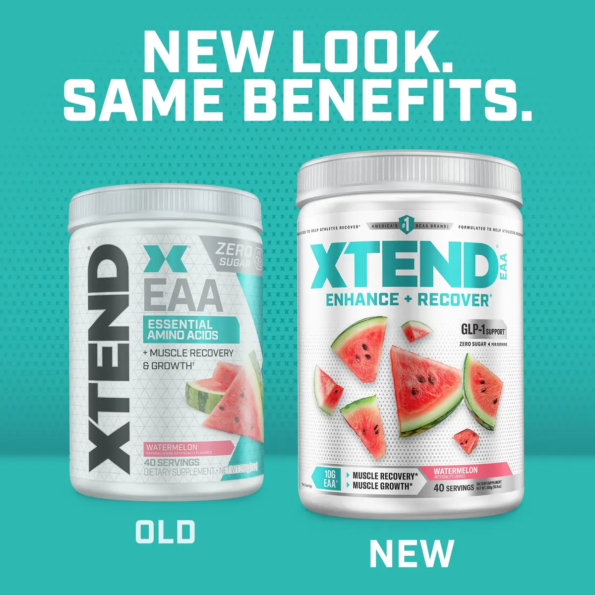 Xtend EAA + BCAA Powder with 10g EAAs Watermelon 40 Servings | Supports Muscle Growth & Recovery - view 3