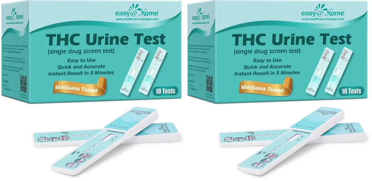 Easy@Home THC Drug Test Kit for Urine - 20 Pack | Detects 50 ng/mL Cutoff - main product image