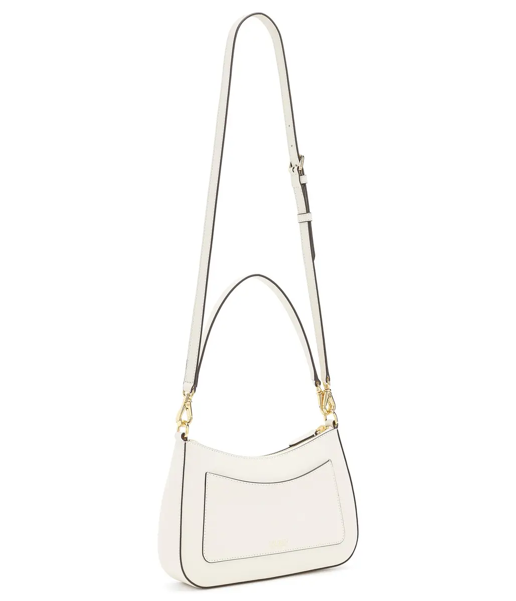 Lauren Ralph Lauren Crosshatch Leather Medium Danni Bag | Soft White | One Size - view 2