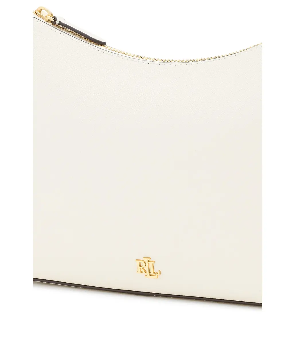 Lauren Ralph Lauren Crosshatch Leather Medium Danni Bag | Soft White | One Size - view 4