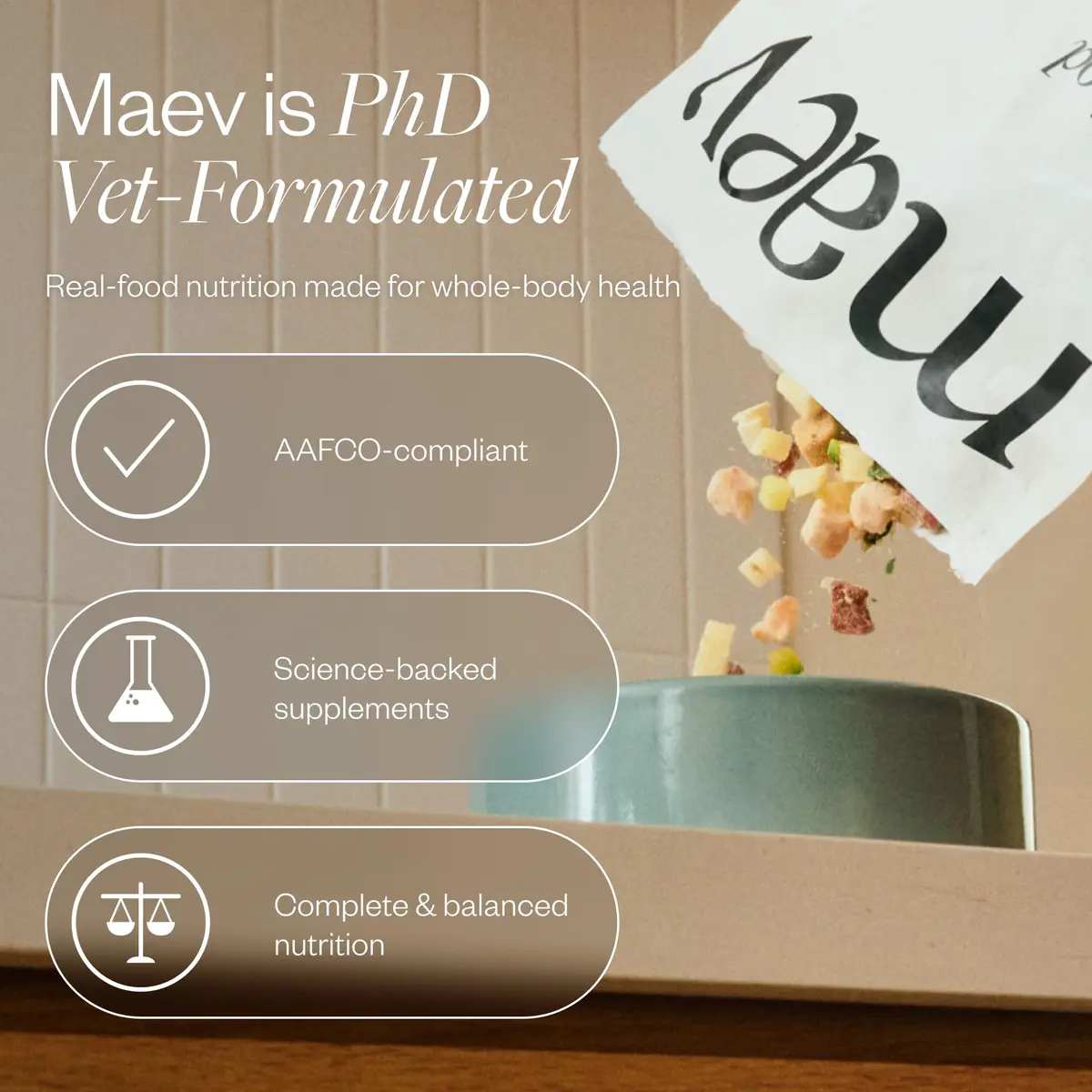 Maev Human-Grade Frozen Beef Dog Food 15 lb | Calming & Anxiety Support with Real Beef - view 9