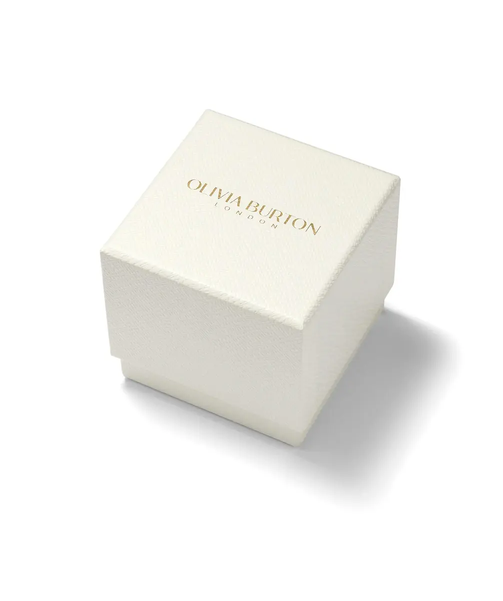 Olivia Burton Mini Grosvenor 20mm Women’s Quartz Watch | Green Sunray Dial, Gold Plated - view 6