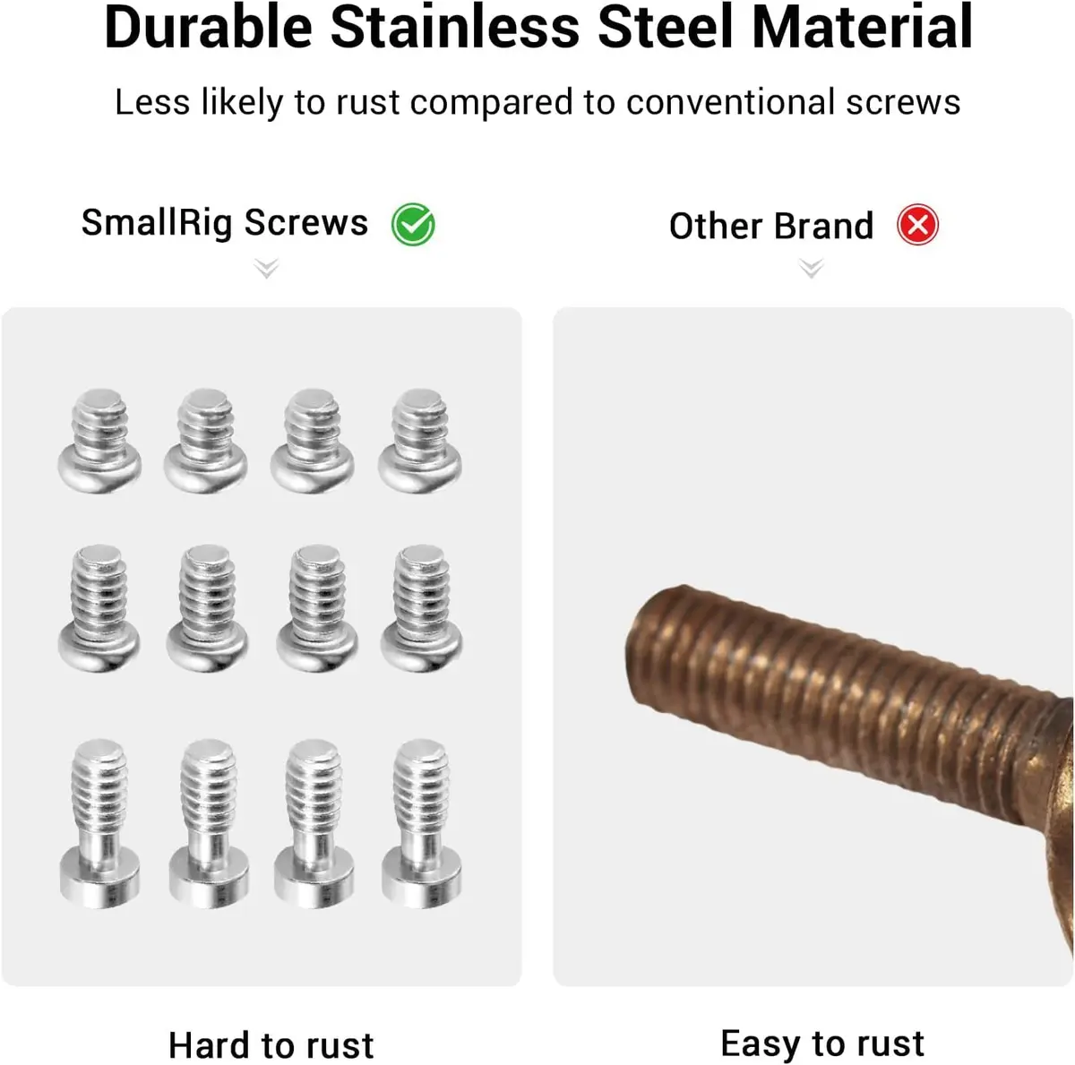 SMALLRIG 1/4" Allen Wrench Screws Pack of 24 Stainless Steel | Durable Camera Accessories - view 6