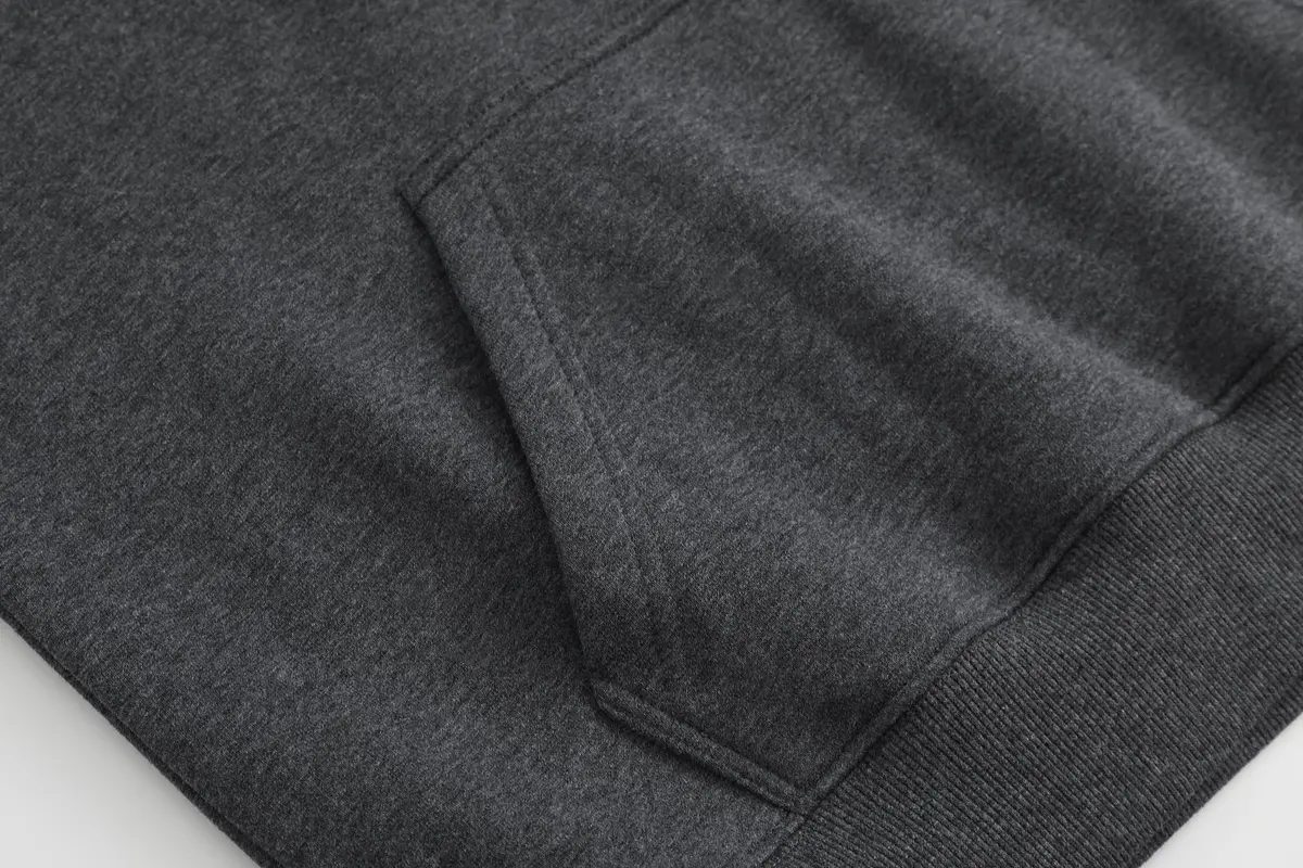 Maydear Custom Hoodie Unisex Pullover Sweatshirt Dark Gray | Personalized with Photo, Logo or Text, For Men & Women - view 6