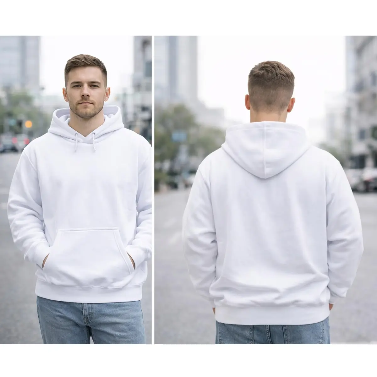 Maydear Custom Photo & Logo Hoodie for Men & Women | Unisex Pullover Sweatshirt - view 5