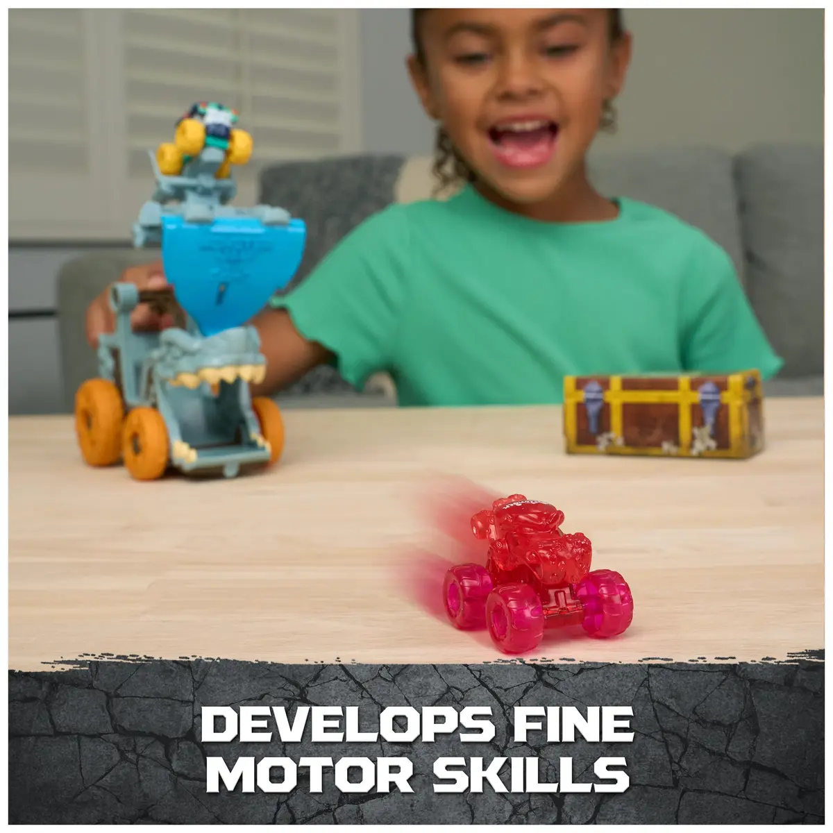 Monster Jam Mini Jams Megalodon Barnacle Blaster Playset | Dual Launch & Storage Toy for Kids - view 6