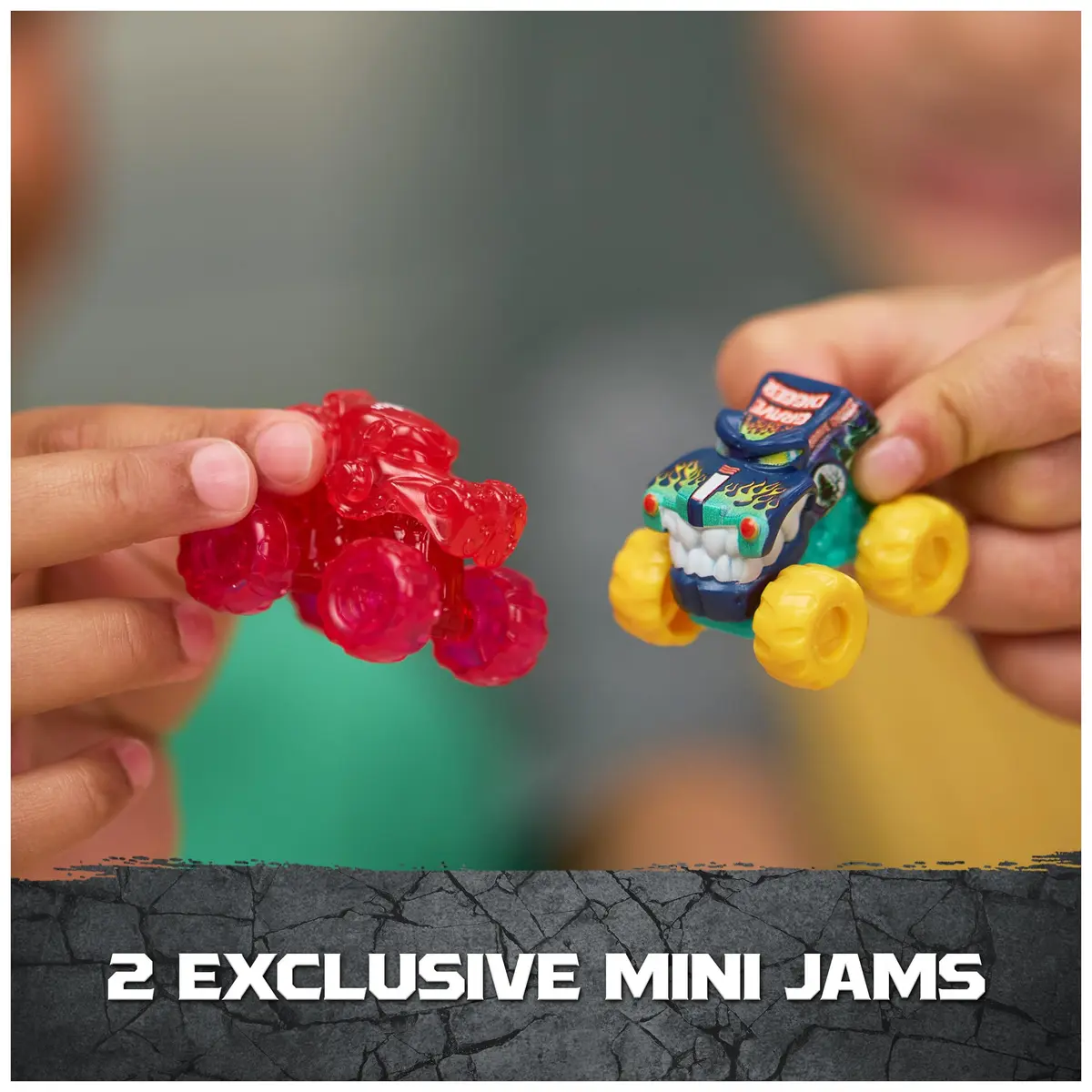 Monster Jam Mini Jams Megalodon Barnacle Blaster Playset | Dual Launch & Storage Toy for Kids - view 3