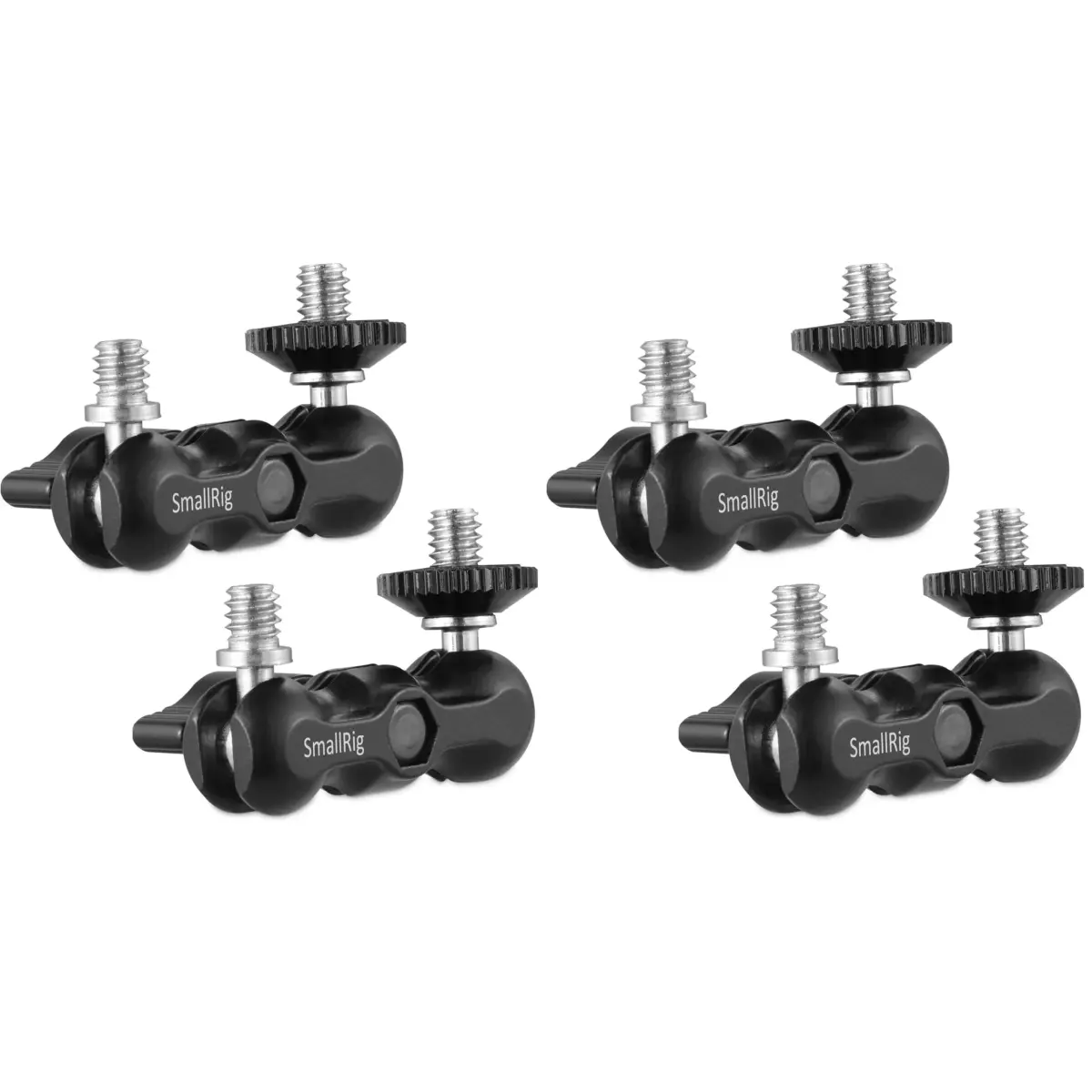 SMALLRIG Universal Magic Arm with Ballhead 2158 (2-Pack, Black) | 1/4" Screw Mounts for Camera Rigs - main product image