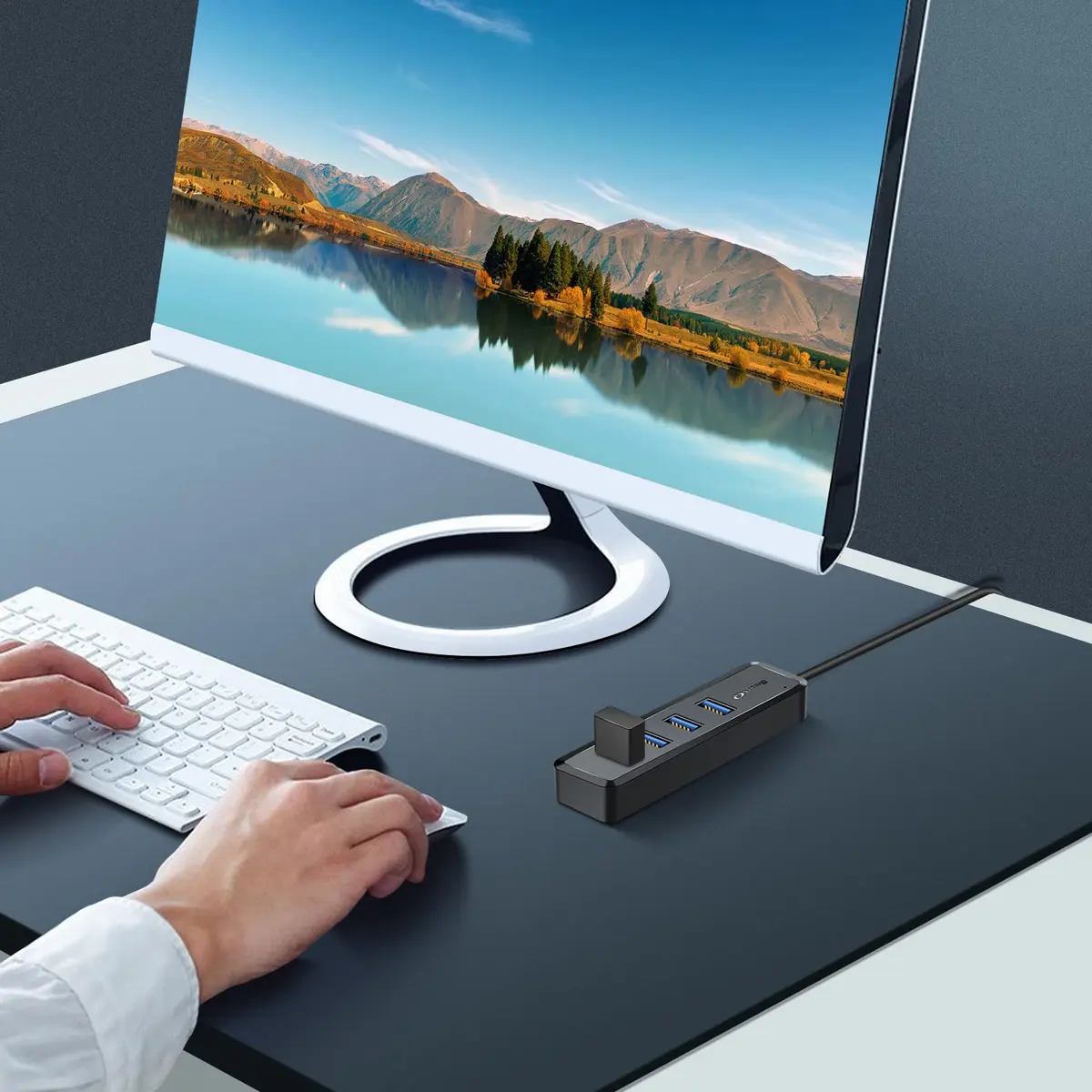 SmartQ H302S USB 3.0 Hub 4-Port | 2ft Long Cable, High-Speed Data Transfer, Compatible with Laptop, PC, Mac (Pack of 2) - view 5