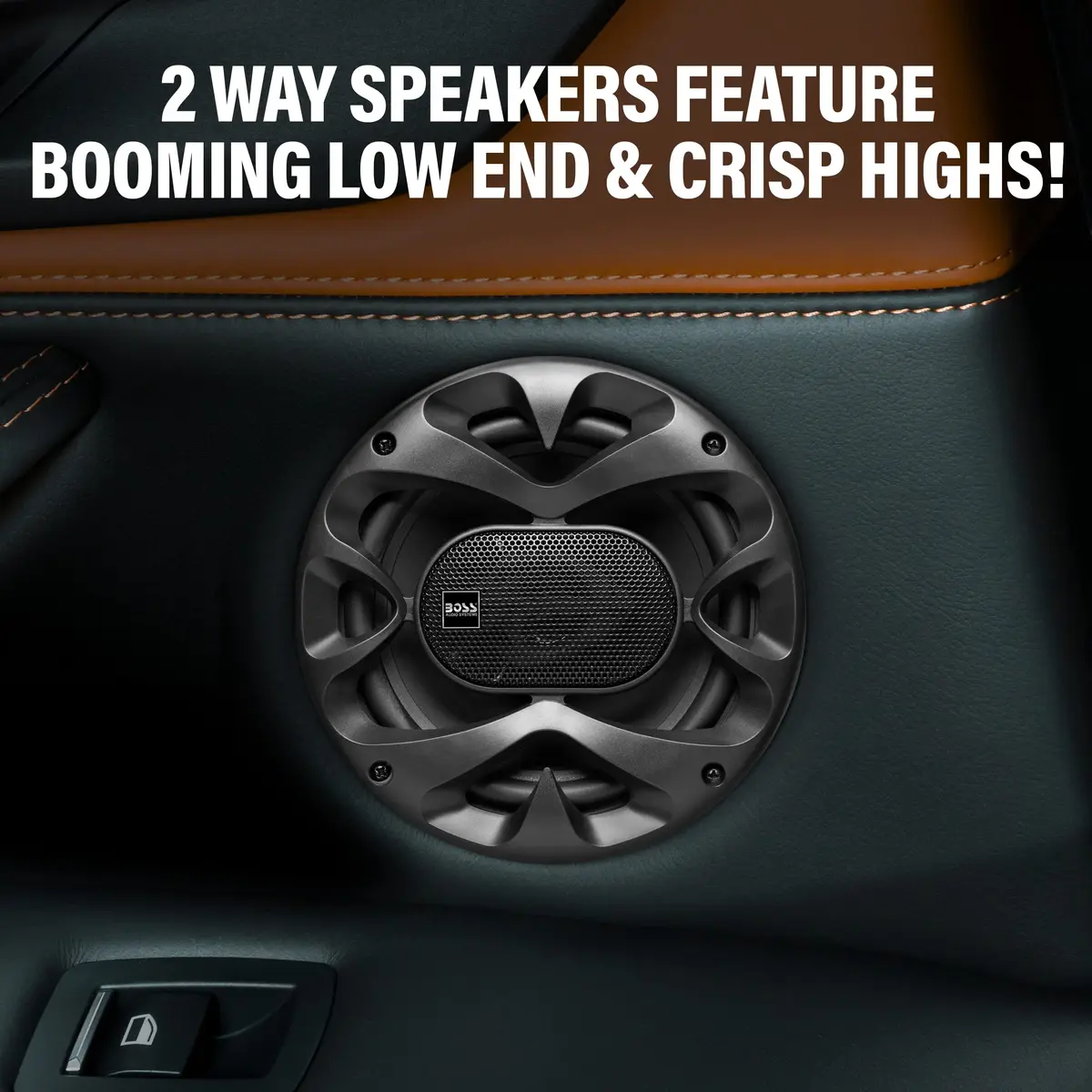 BOSS Audio Systems CH6520B 6.5 Inch Car Door Speakers | 250 Watts Max, 4 Ohms, Pair, Coaxial, Full Range, Black - view 4