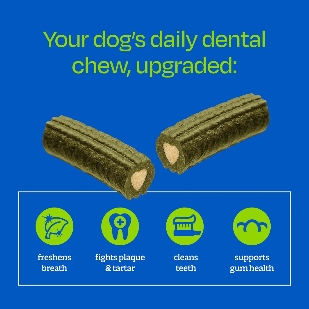 ARK NATURALS Brushless Toothpaste + Breath Bursts Dog Dental Treats - Large | 18 oz Large Breed Chews for Plaque & Tartar - view 5