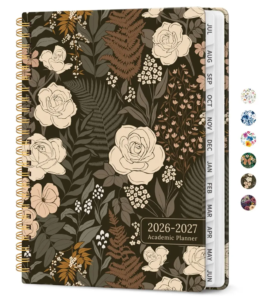 Taja Planner 2026-2027, Jul 2026-Jun 2027 Monthly & Weekly Calendar Planner 28.3 cm (11 inches) | Academic Organizer with Tabs - main product image
