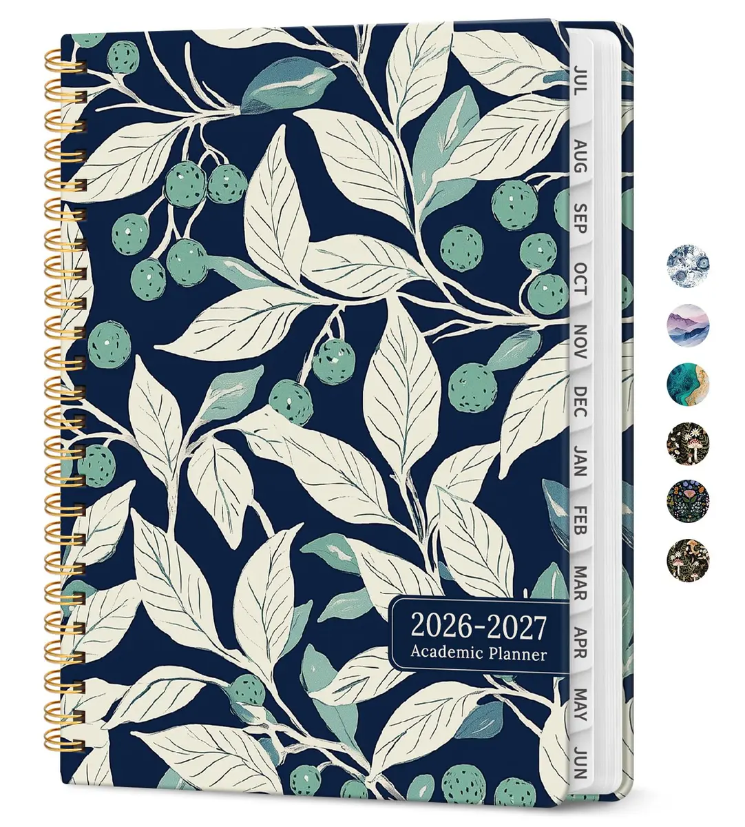 Taja Academic Planner 2026-2027, 6.3" x 8.5" (16.0 x 21.6 cm) | Monthly & Weekly Organizer for Students & Professionals - main product image