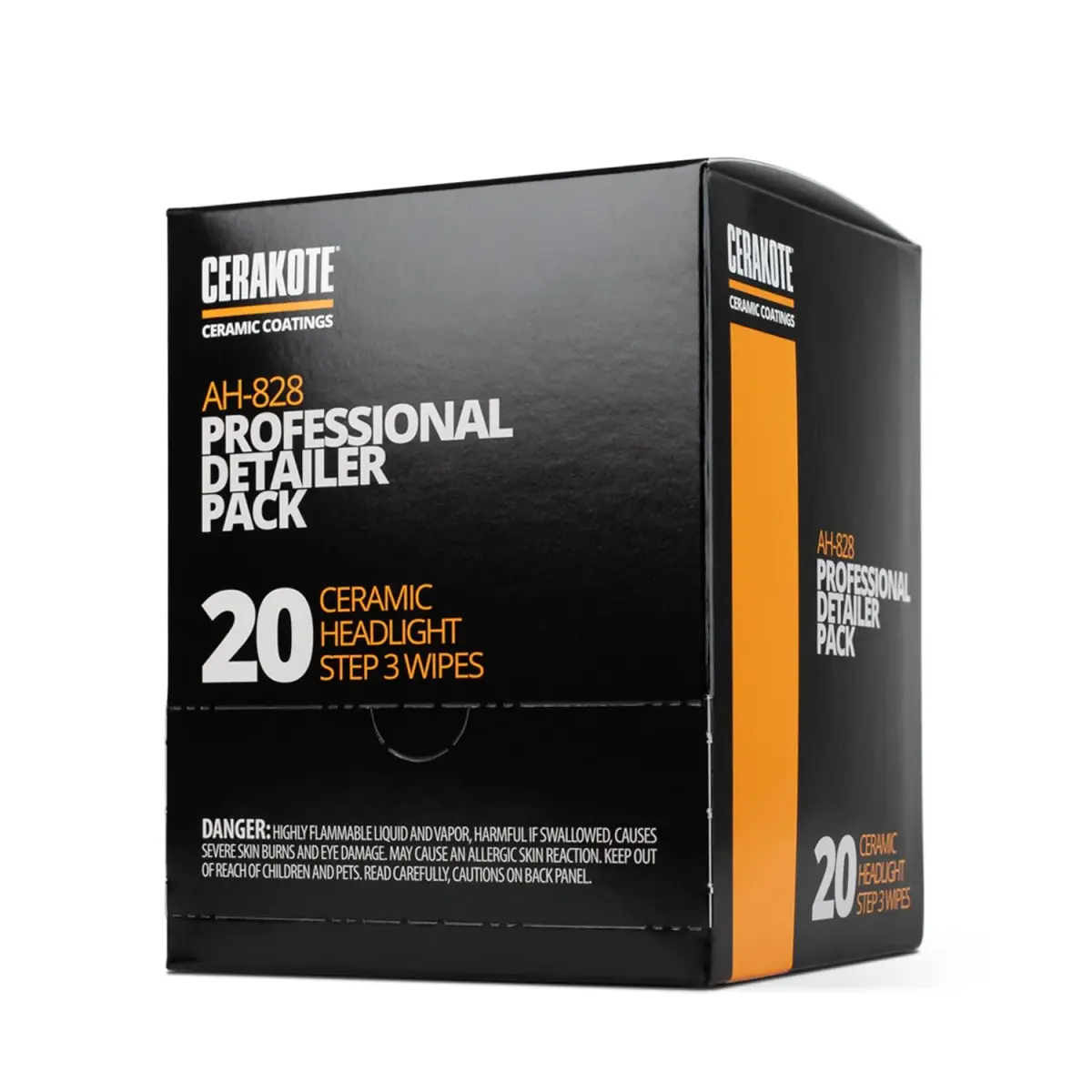 CERAKOTE Ceramic Headlight Restoration Detailer Pack Step 3 40 Wipes | Restores Clarity for Up to 10 Vehicles - main product image