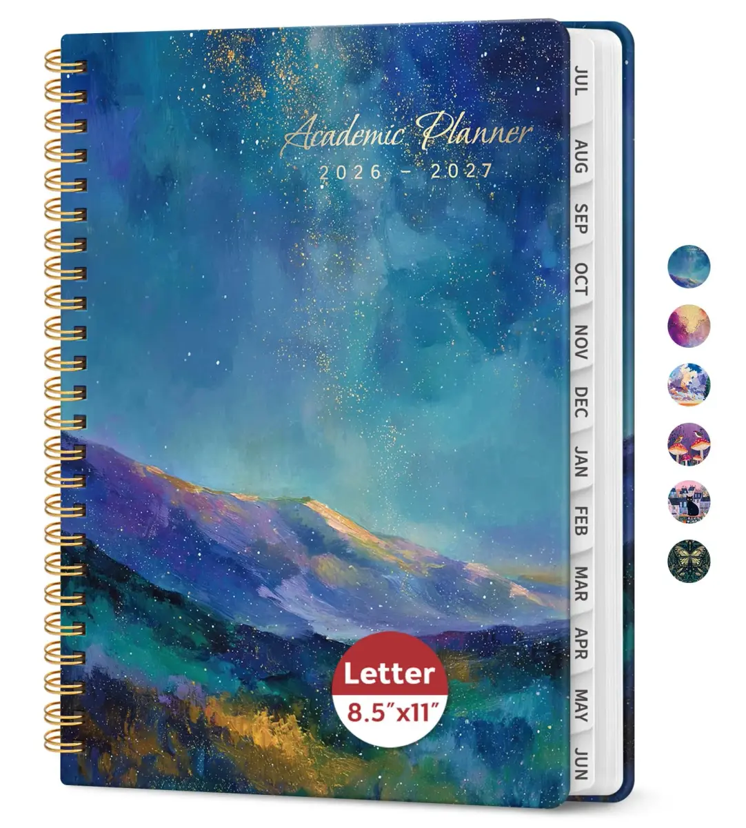 Taja Academic Planner 2026-2027, Jul 2026-Jun 2027 Monthly & Weekly Planner, 8.5x11 Inches | Year-Long Organization for Students & Professionals - main product image
