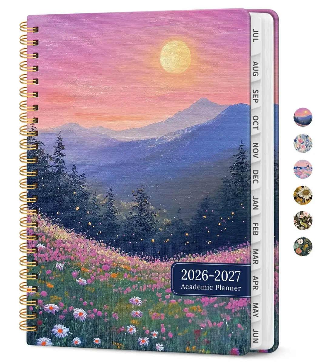 Taja 2026-2027 Academic Planner Monthly Weekly Spiral Hardcover 146 Pages | Organized Planning for Students and Professionals - main product image