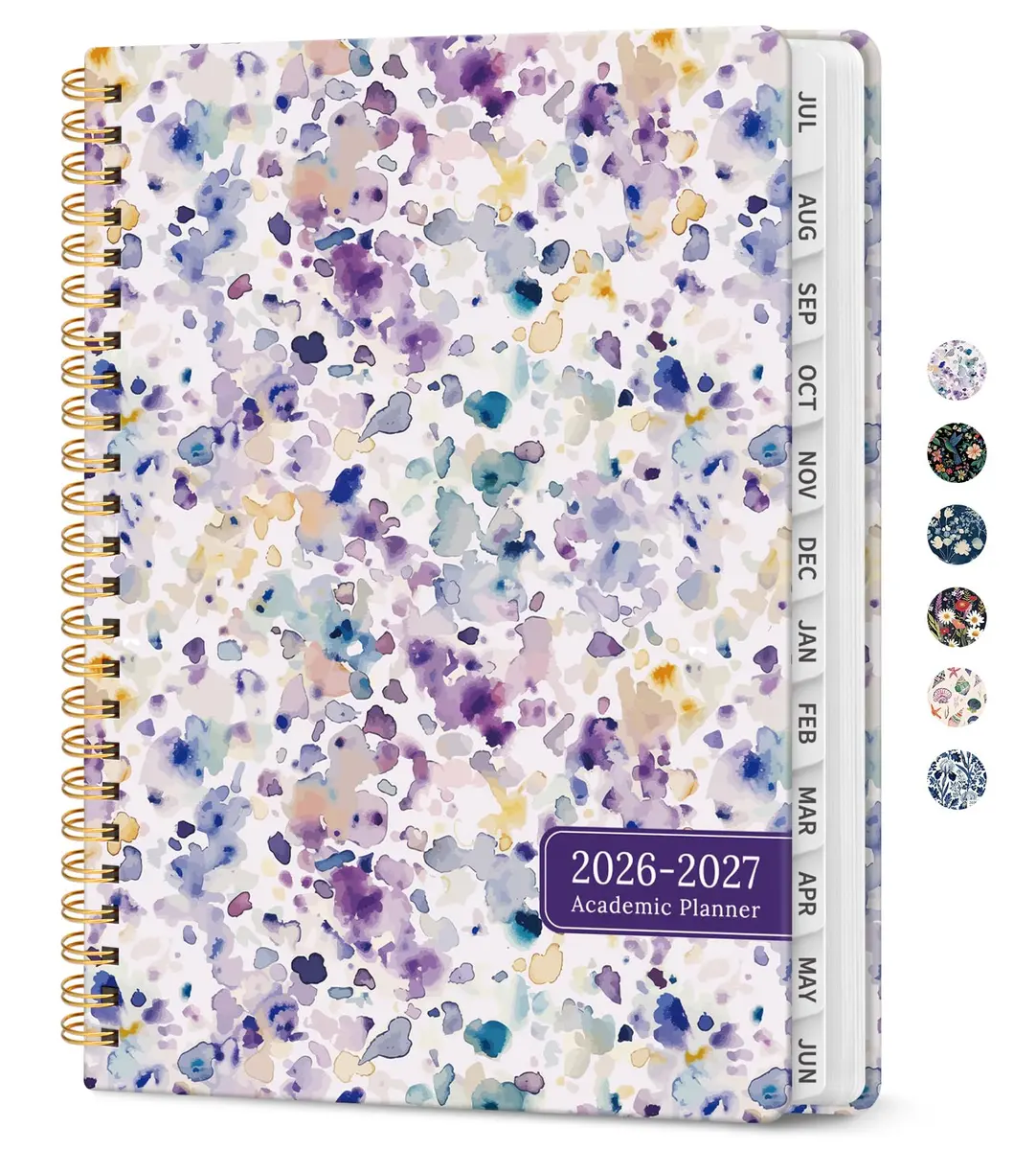Taja Academic Planner 2026-2027, Monthly & Weekly, 6.3"x8.5" (A5) | Smooth Ink Flow, Acid-Free Paper - main product image